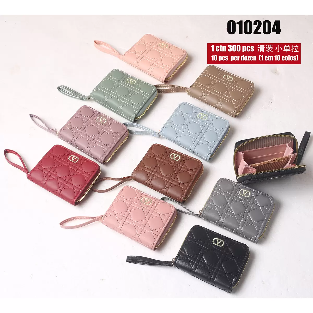 Women's wallet small one zipper(010204)