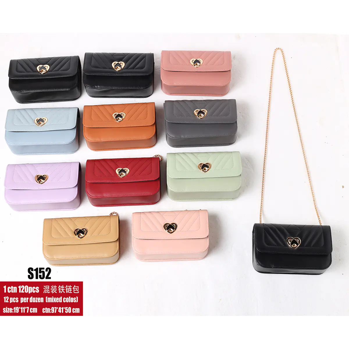 Women's shoulder bag 1 carton 120 pieces only wholesale(S152)